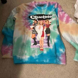 New Clueless Rainbow Sweatshirt Small